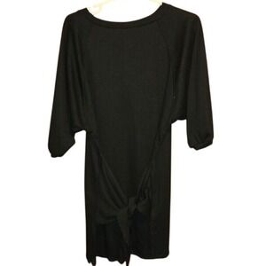 Gina Farro Sportswear Black Sweater Polyester/Cotton Size Small VINTAGE